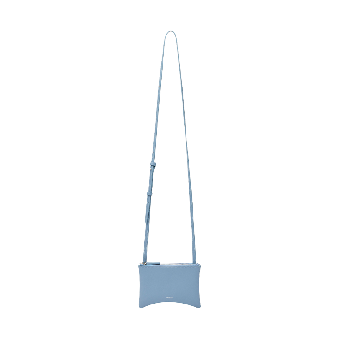 마뗑킴 아크 쉐입 미니 월렛 백 블루(Matin Kim Arch Shape Mini Wallet Bag Blue) - 2