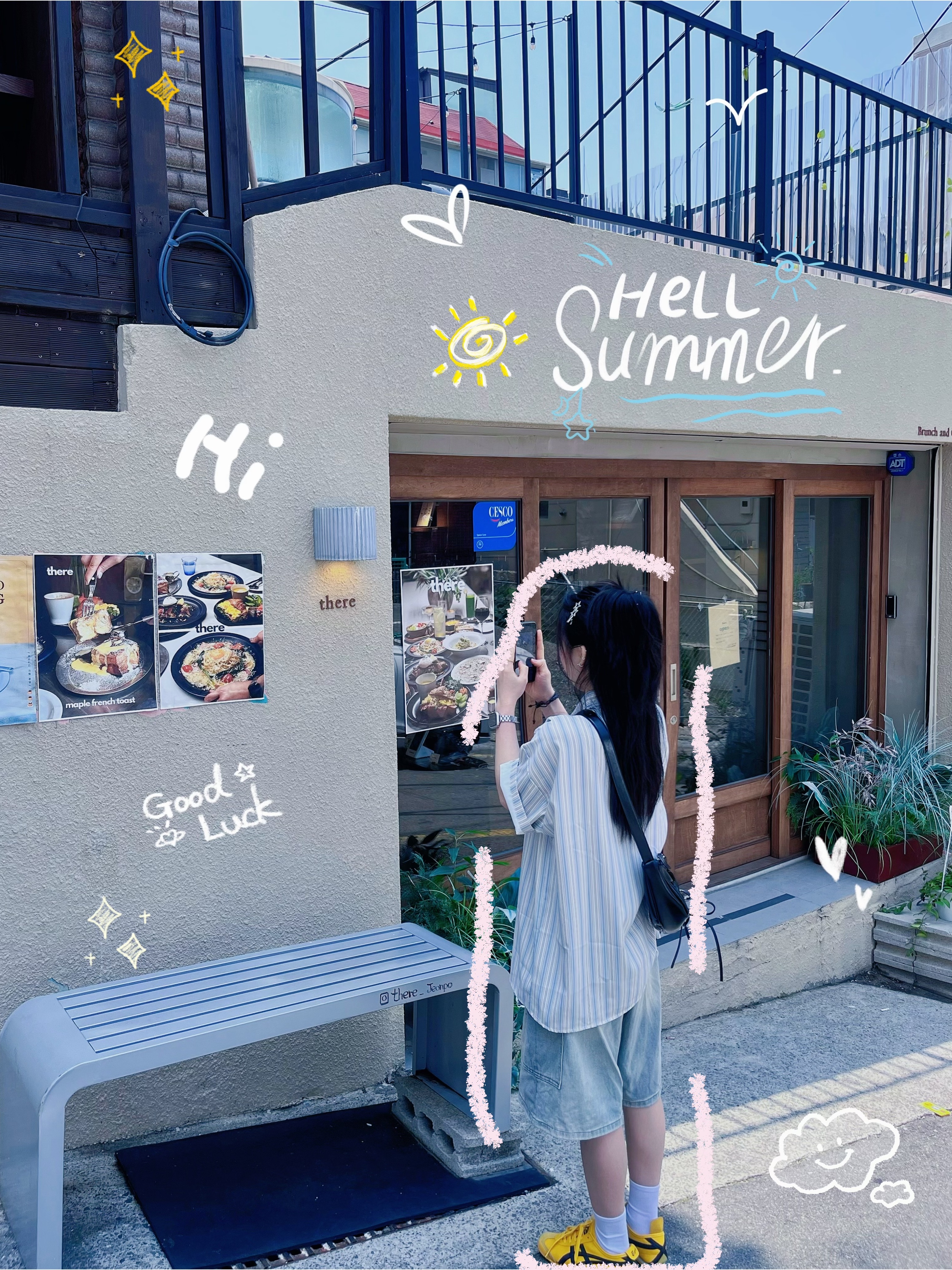 Onitsuka Tiger Mexico 66 Yellow Black 착용 스타일 - 3