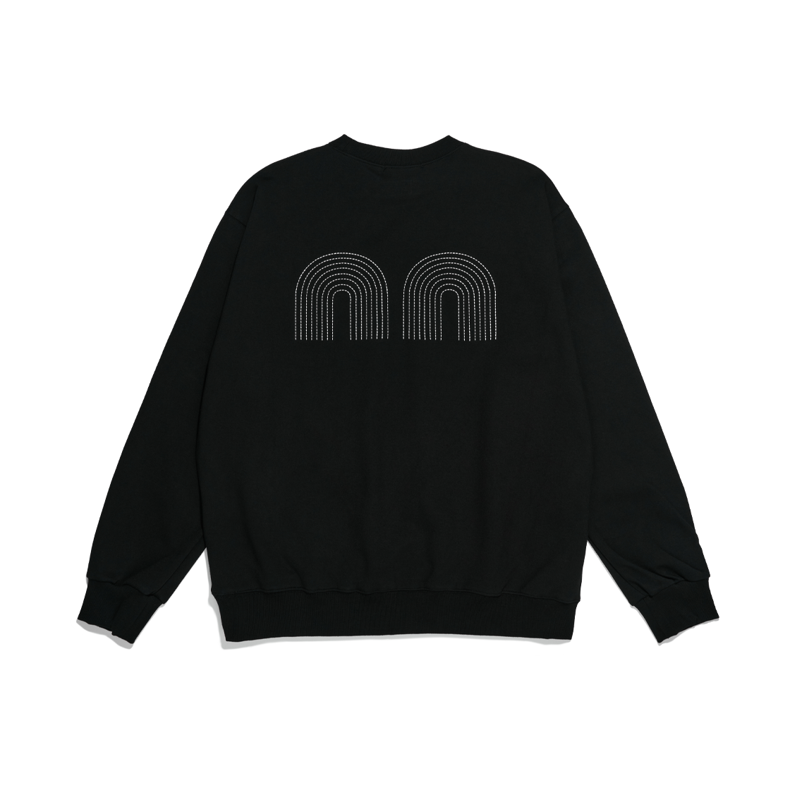 낫뉴 베이직 nn 스웻셔츠 블랙(Not New Basic nn Sweatshirt Black) - 2