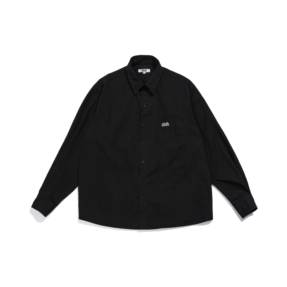 nnsh01bk Not New Basic nn Shirts Black