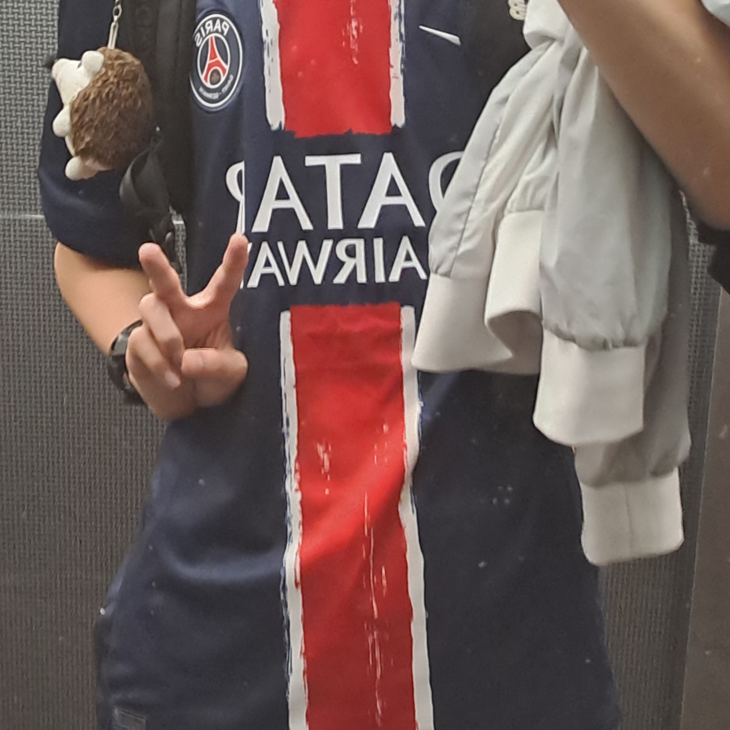Nike Paris Saint-Germain 2024/25 Dri-Fit Stadium Home Replica Jersey Midnight Navy (Non Marking Ver.) 착용 스타일 - 2