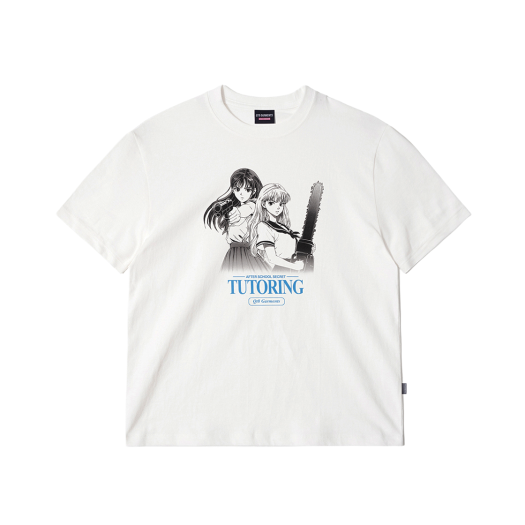 Q5MWTS005IVO QT8 GARMENTS Tutoring W Tee Ivory