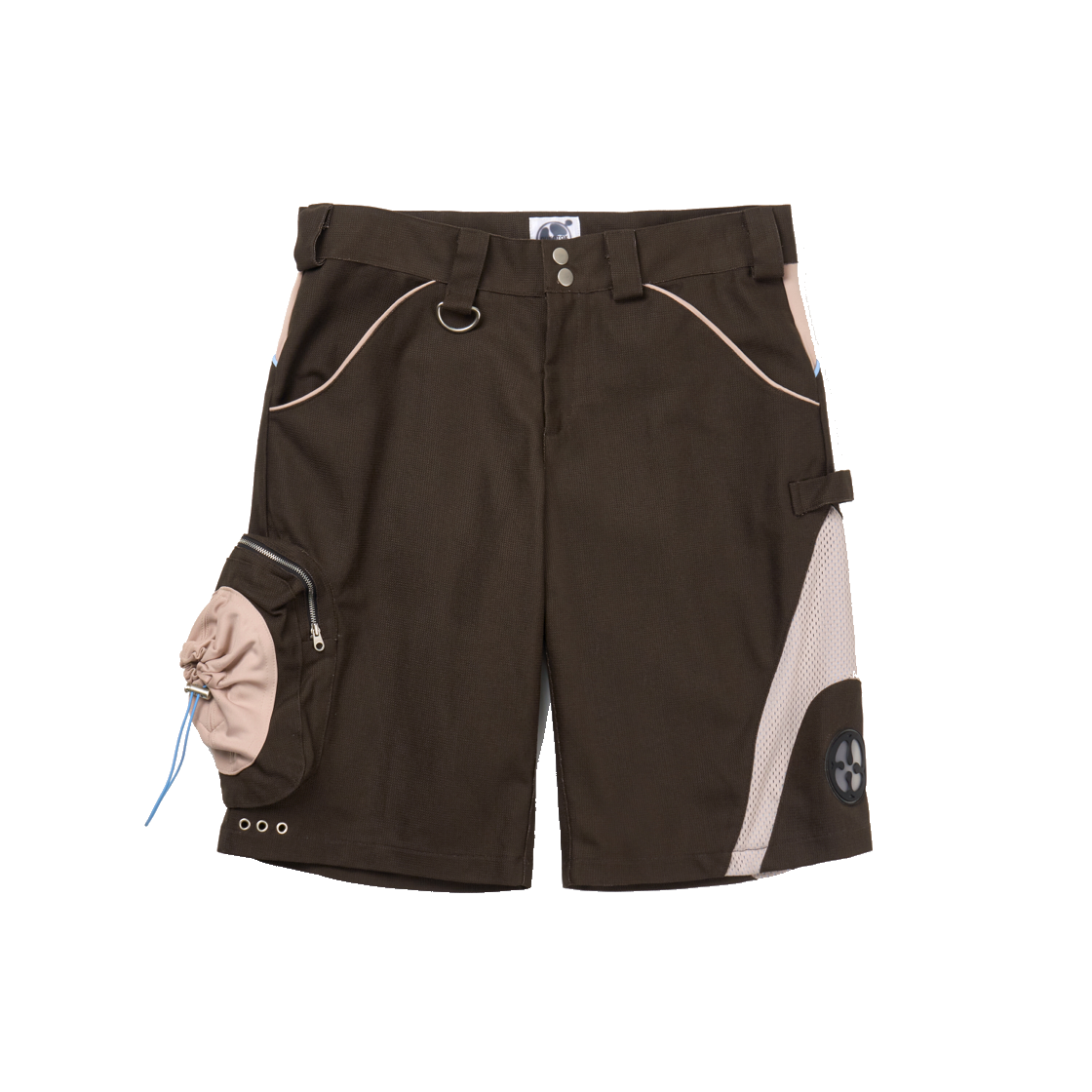 OMNIRA01 Bufotox Patched Logo Explorer Shorts - 대표 이미지 #1