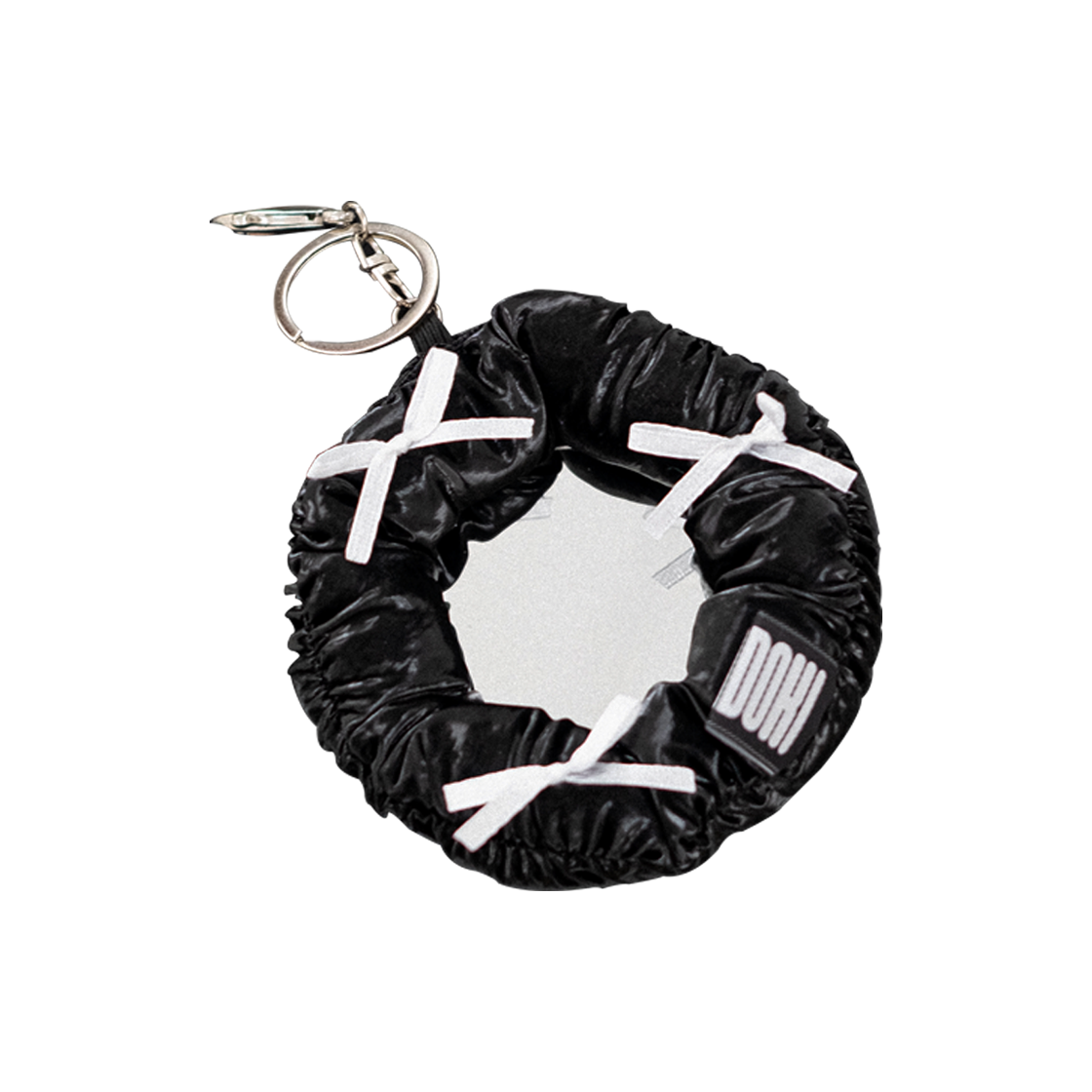88096472545 dokidoki Egg Tart Key Ring Black