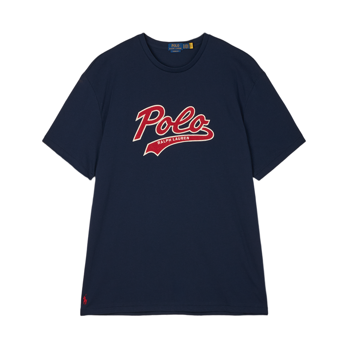 폴로 랄프 로렌 클래식 핏 로고 저지 티셔츠 크루즈 네이비 - 25FW([10%적립] Polo Ralph Lauren Classic Fit Logo Jersey T-Shirt Cruise Navy - 25FW)