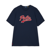 [20% 적립] Polo Ralph Lauren Classic Fit Logo Jersey T-Shirt Cruise Navy - 25FW