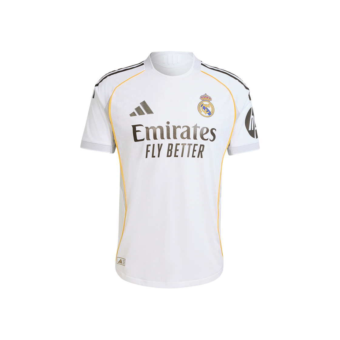 아디다스 레알 마드리드 2025/26 홈 어센틱 저지 화이트 - KR 사이즈 (논 마킹 버전)(Adidas Real Madrid 2025/26 Home Authentic Jersey White - KR Sizing (Non Marking Ver.))