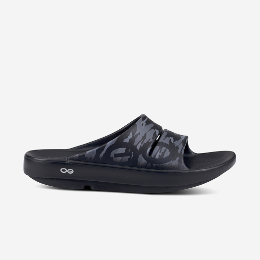 1000000155 [10% 쿠폰] OOFOS Ooahh Sport Black Camo