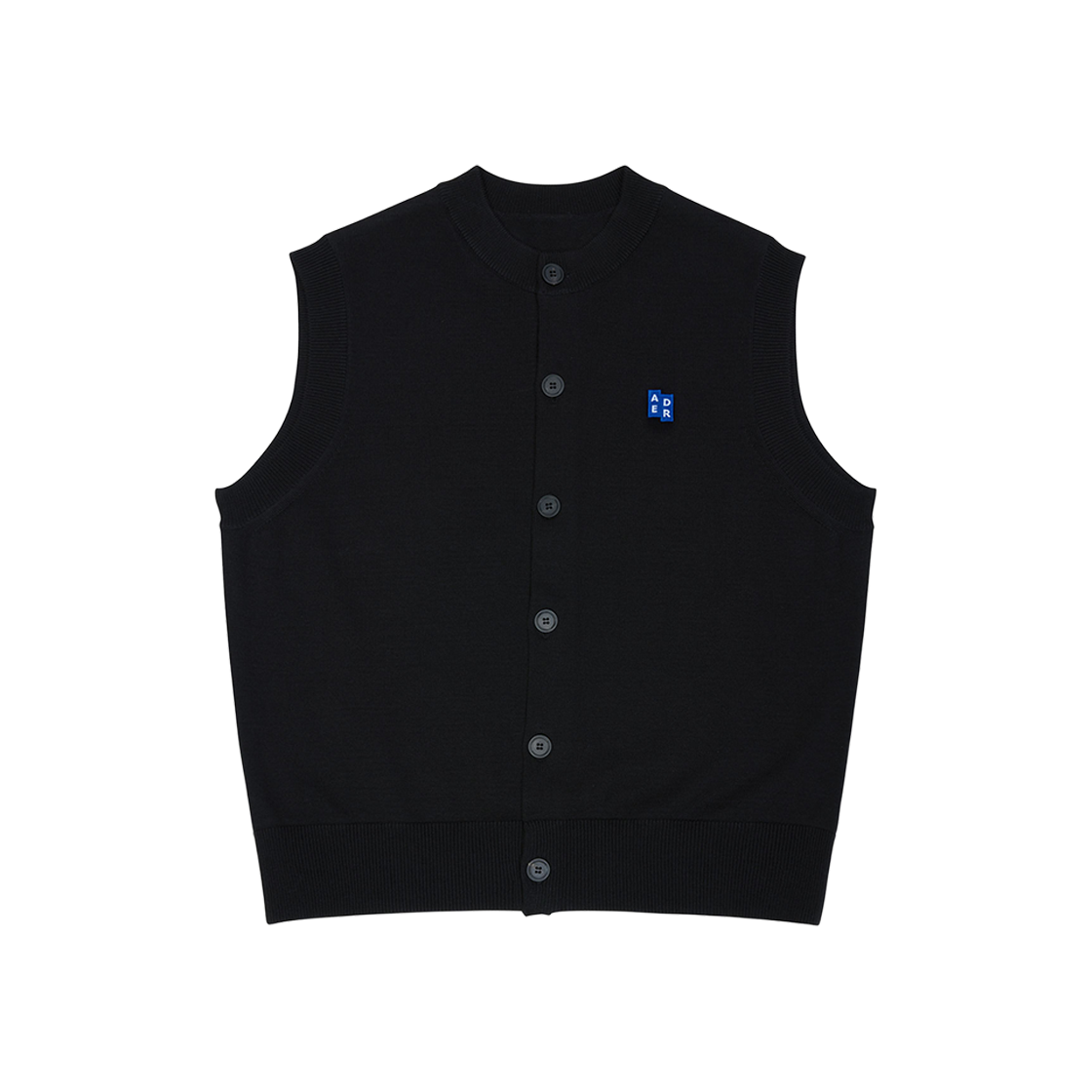 BO42FYKT0704BK Ader Error Sig; BL Tag Knit Vest 02 Noir