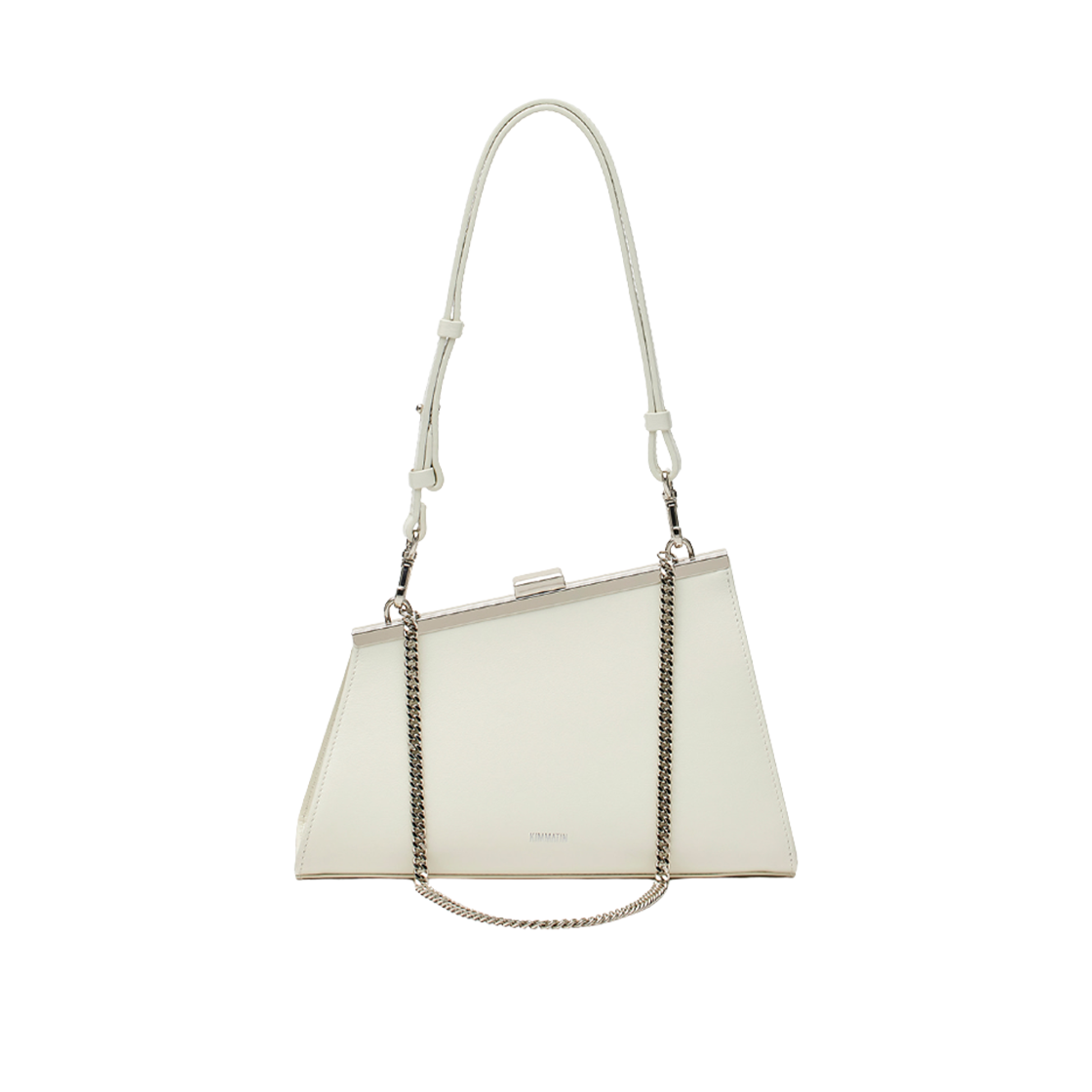 - Matin Kim Frame Two Way Chain Bag White
