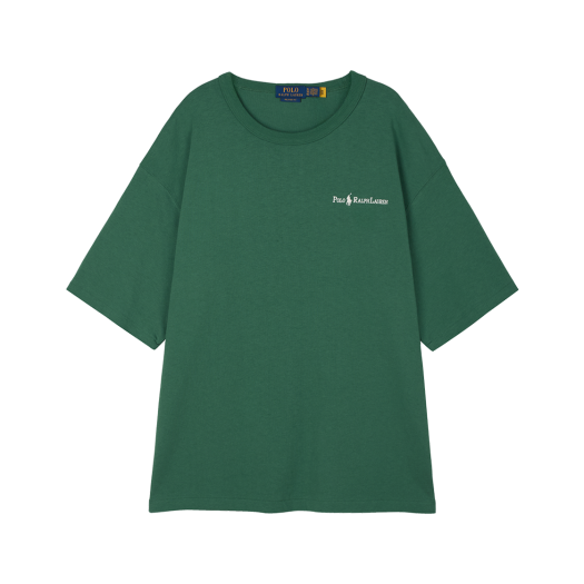 KM5CTSSRL97GN [30% 적립] Polo Ralph Lauren Relaxed Fit Logo Jersey T-Shirt Antique Green - 25FW