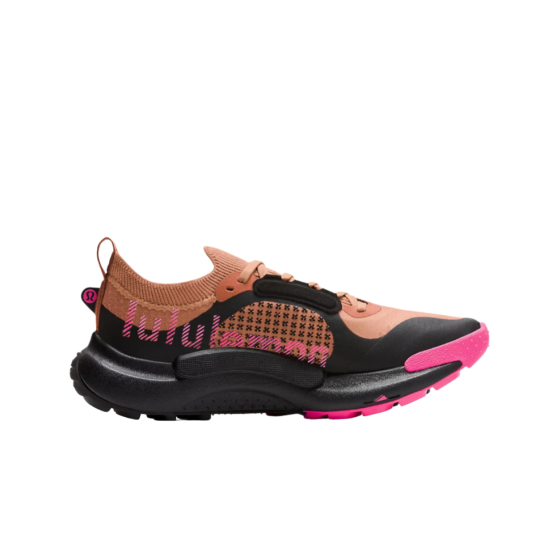 (W) 룰루레몬 와일드필 트레일 러닝 슈즈 데저트 썬 블랙((W) Lululemon Wildfeel Trail Running Shoes Desert Sun Black)