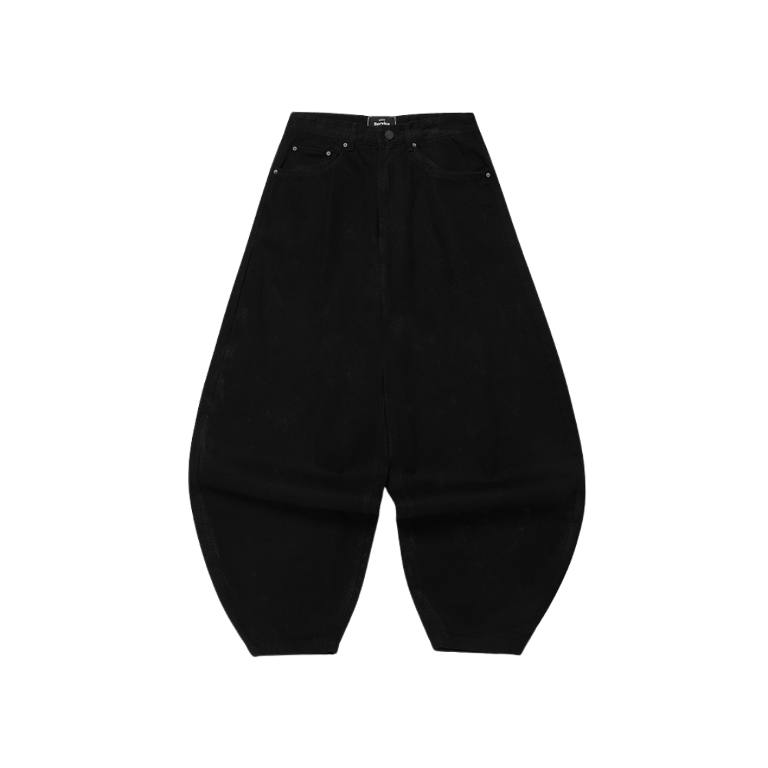 이스트서비스샵 벌룬 데님 팬츠 블랙(eastserviceshop Ballon Denim Pants Black)