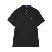 [10%적립] Polo Ralph Lauren Custom Slim Fit Soft Cotton Polo Shirt Black - 25FW