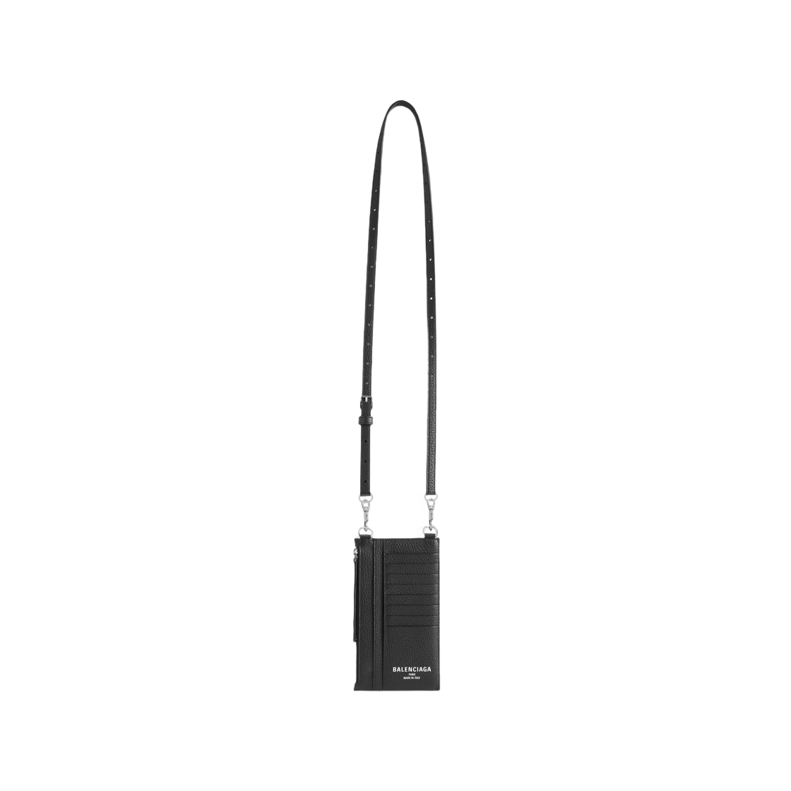 8354482ABV01000 (W) Balenciaga Credit Phone Holder Black