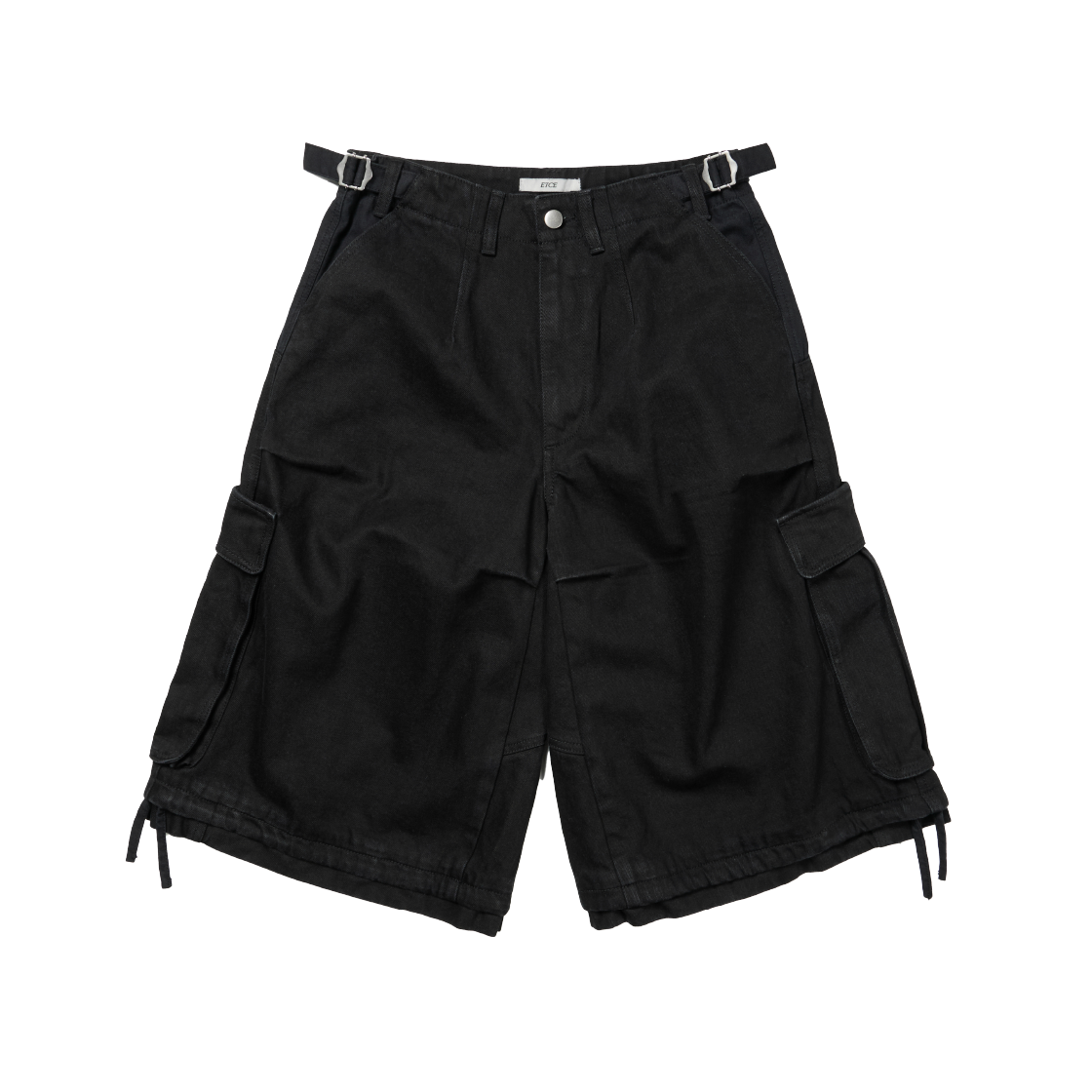 ET2502SO08BK ETCE Layered Back Cargo Shorts Black