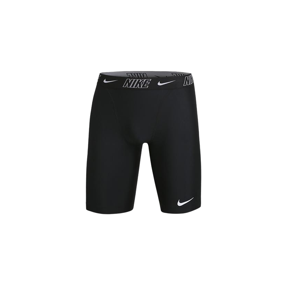 나이키 로고 테이프 재머 스윔 쇼츠 블랙(Nike Logo Tape Jammer Swim Shorts Black) - 1