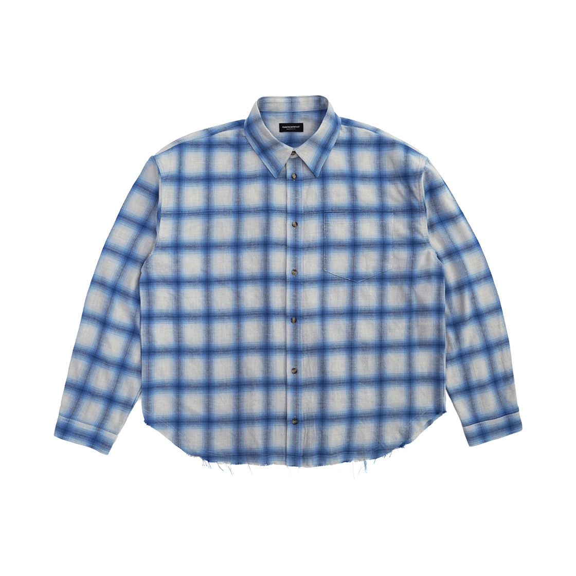 파프롬왓 파 플란넬 셔츠 라이트 블루(Farfromwhat Far Flannel Shirts Light Blue)