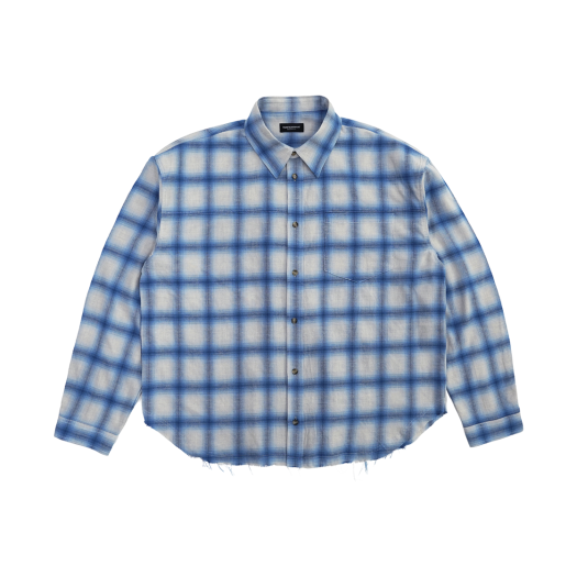 Farfromwhat Far Flannel Shirts Light Blue