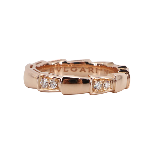ITPAN26MEUKM Bulgari Serpenti Viper Ring Diamond Demi Pave Size 49