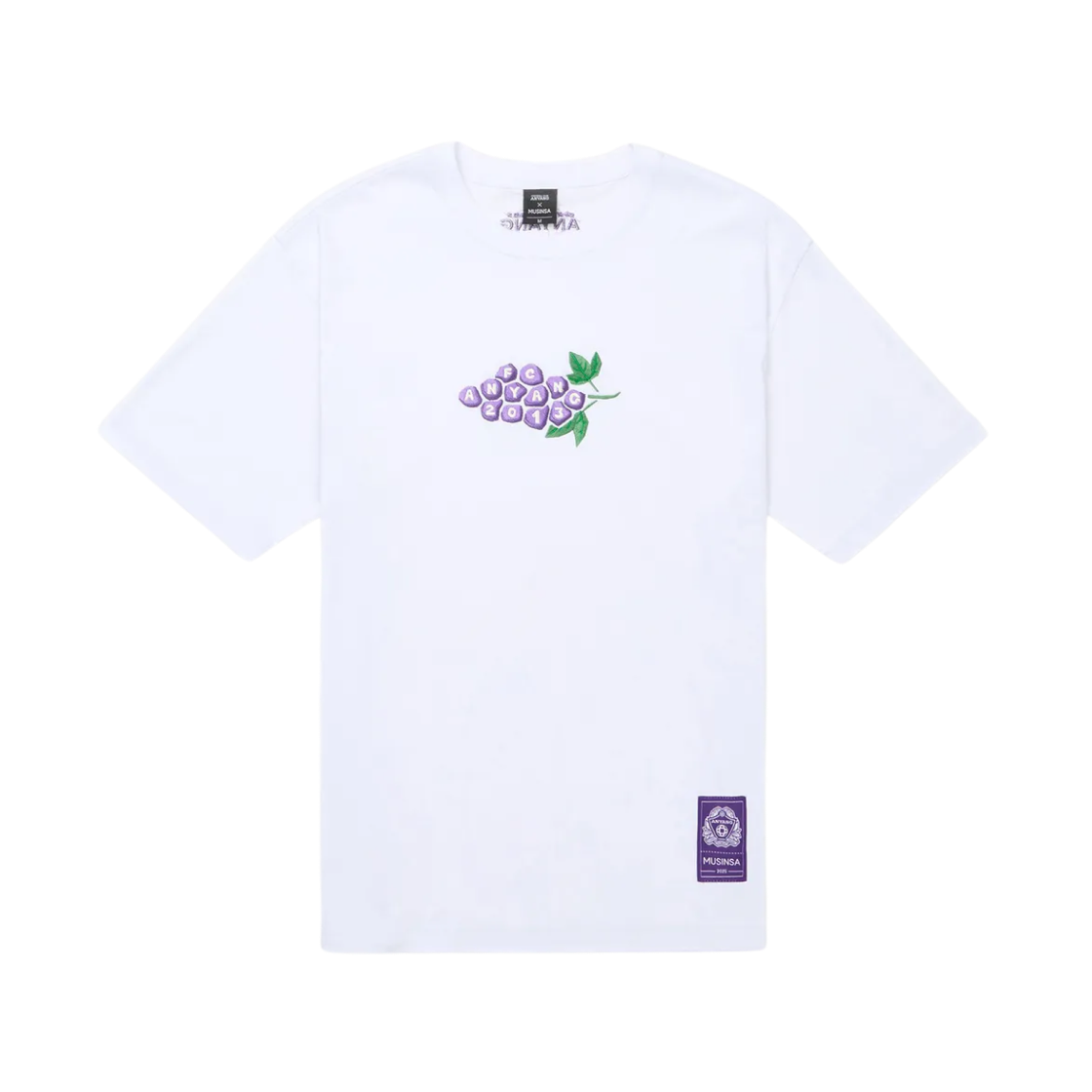 FC 안양 25 반소매 티셔츠 화이트(FC Anyang 25 Short Sleeve T-Shirt White)