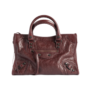 Balenciaga Le City Bag Small Dark Burgundy
