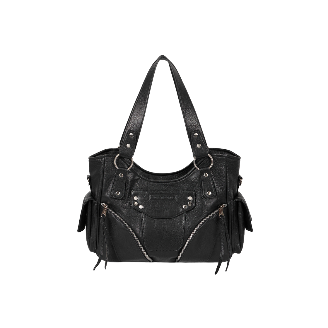 이우가마카라스 스터드 레더 숄더백 블랙(Iugamakaras Studded Leather Shoulder Bag Black)