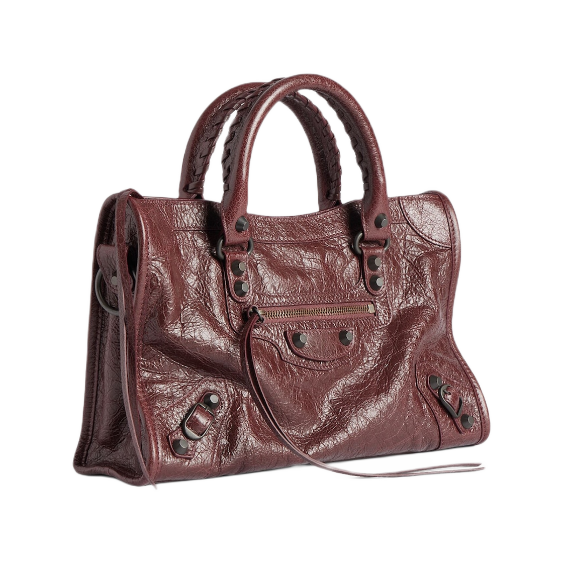 발렌시아가 르 시티 백 스몰 다크 버건디(Balenciaga Le City Bag Small Dark Burgundy) - 2