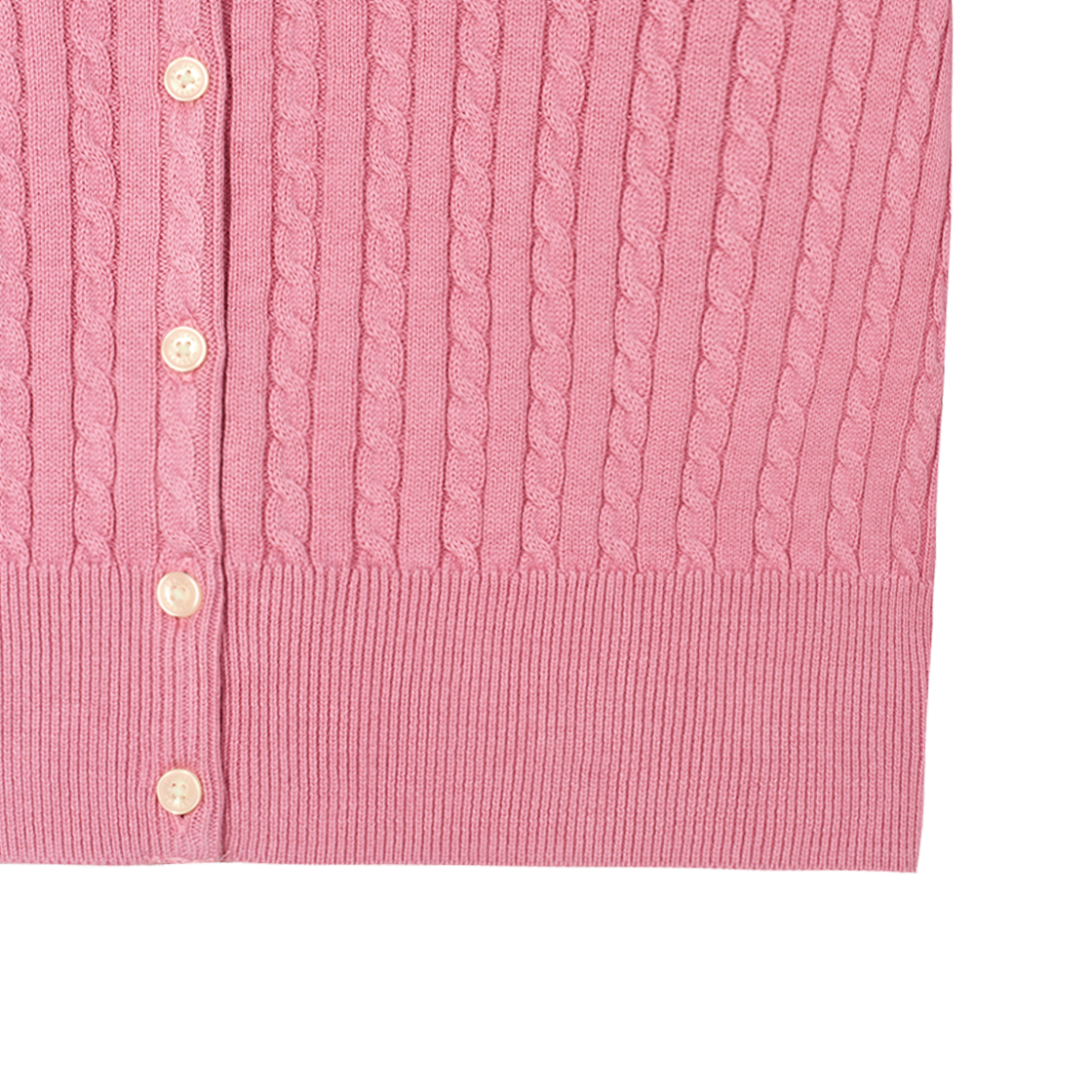 KW5CKNCRL59PK [30% 적립] Polo Ralph Lauren Children Mini Cable Cotton Cardigan Laguna Pink Tiller Green - 25FW - #6