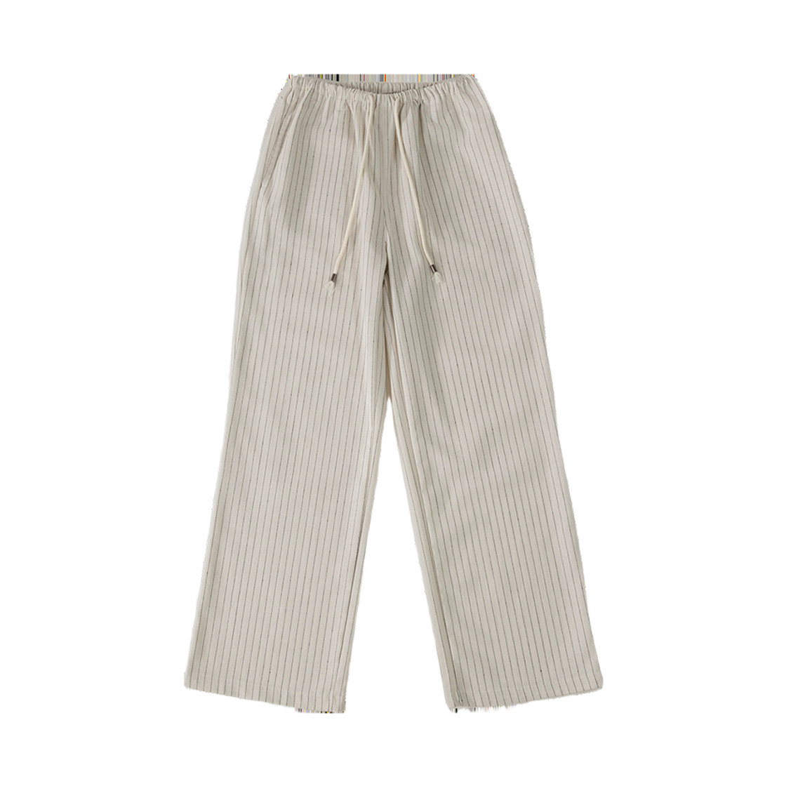 실른 핀스트라이프 린넨 코튼 이지 팬츠 아이보리(SLIN Pinstripe Linen-Cotton Easy Pants Iovry)