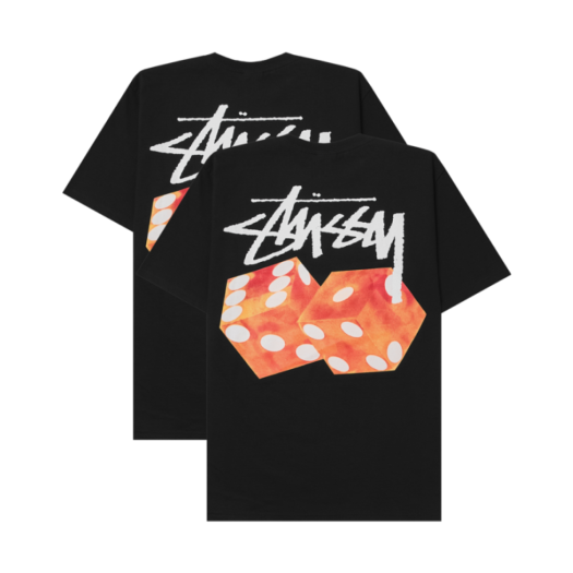 Stussy Diced Out T-Shirt Black (Bundle of 2)