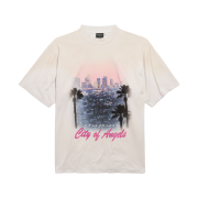 Balenciaga City of Angels T-Shirt Medium Fit Dirty White
