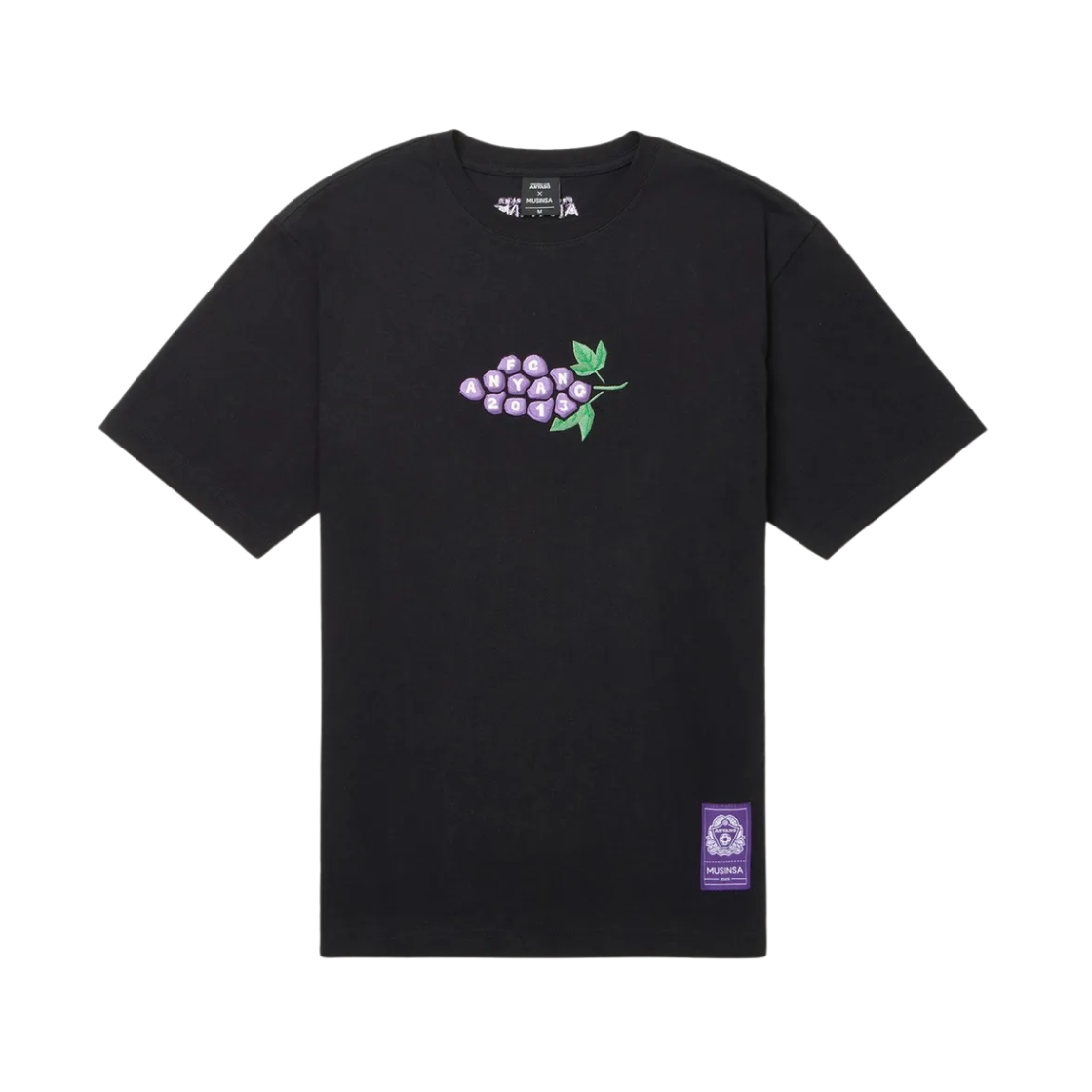 FC 안양 25 반소매 티셔츠 블랙(FC Anyang 25 Short Sleeve T-Shirt Black)