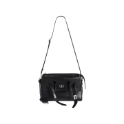 Balenciaga Bel Air Zipped Messenger Bag Small Black