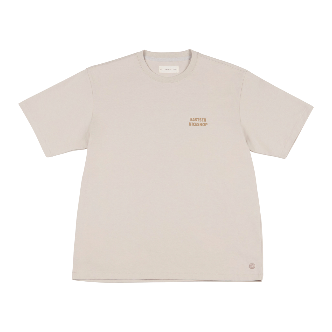 HERSCTH303CRE eastserviceshop ESS Symbol Half T-Shirt Cream