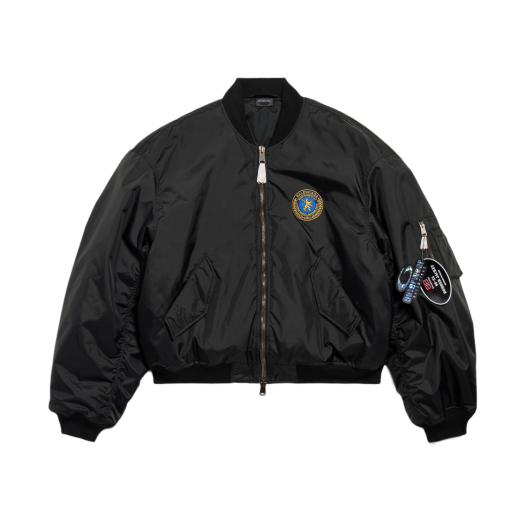 Balenciaga 809451TRW652430 関税送料込 Women's Bomber Jacket in Blue | Balenciaga US