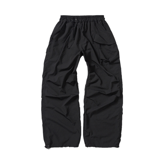 KAT7471 Karactor Packable Parachute Cargo Pants Black