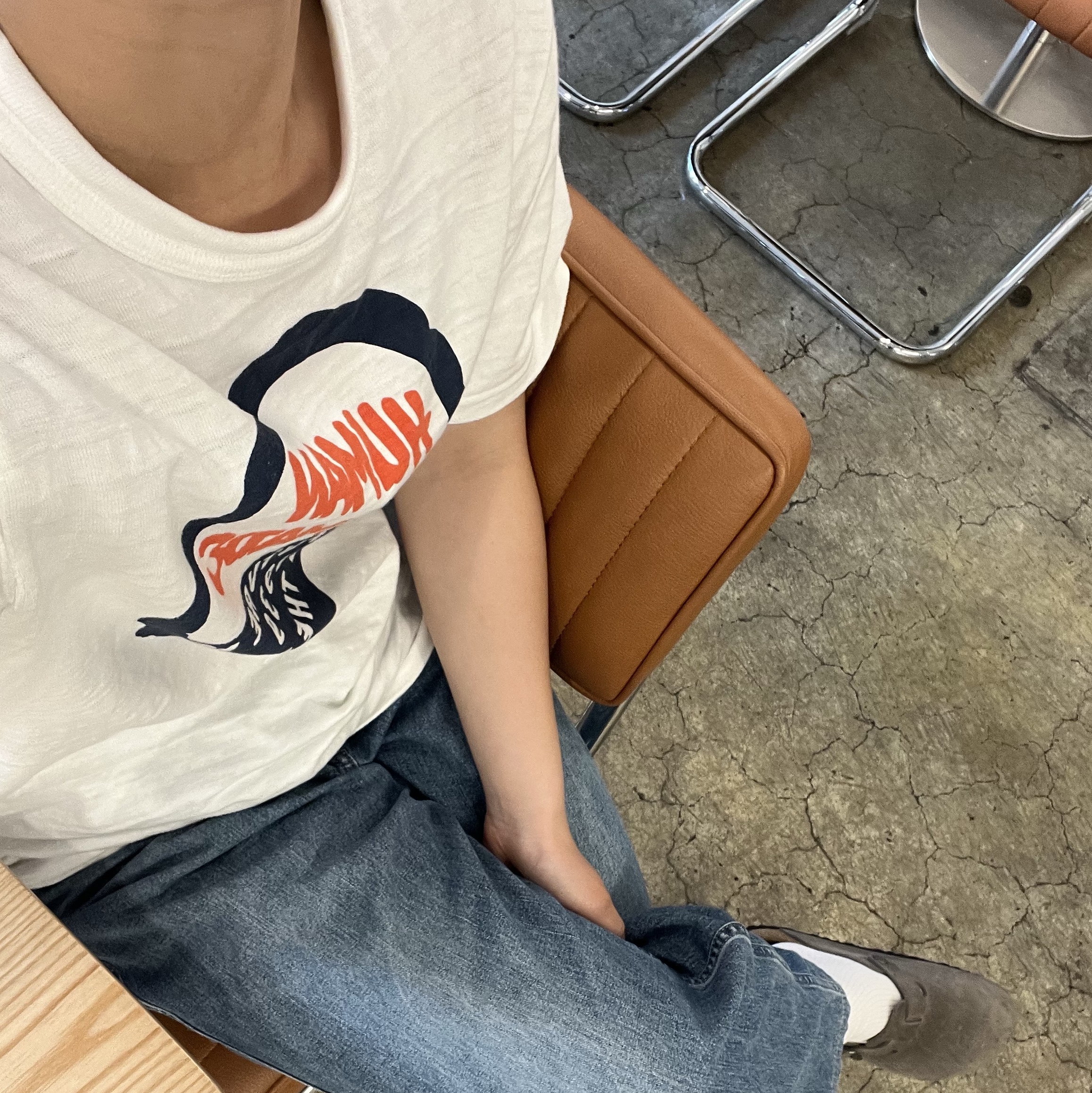 Human Made Graphic T-Shirt White 착용 스타일 - 2