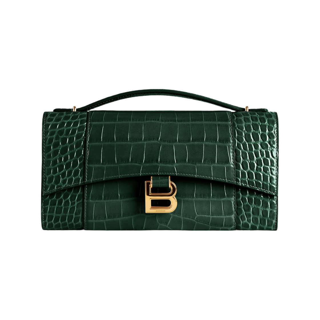발렌시아가 아워글래스 포쉐트 체인 포레스트 그린(Balenciaga Hourglass Pochette with Chain Forest Green) - 1