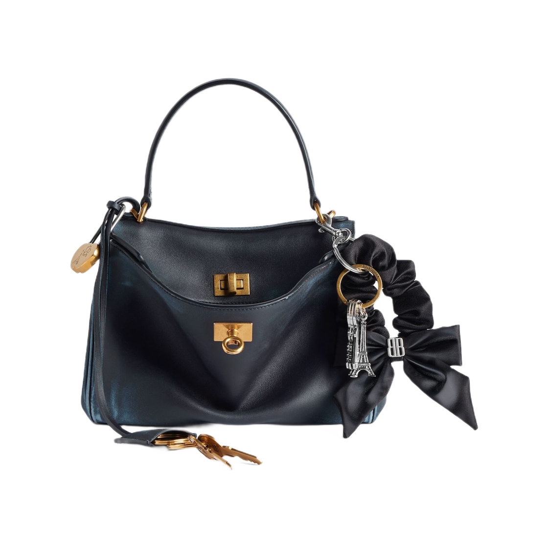 발렌시아가 로데오 핸드백 미니 참 마린 블루(Balenciaga Rodeo Handbag Mini with Charms Marine Blue) - 1