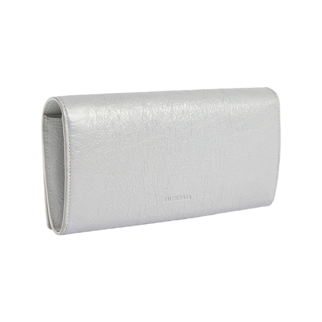 8107362ABV81210 (W) Balenciaga Le City Money Long Wallet Light Grey - #2