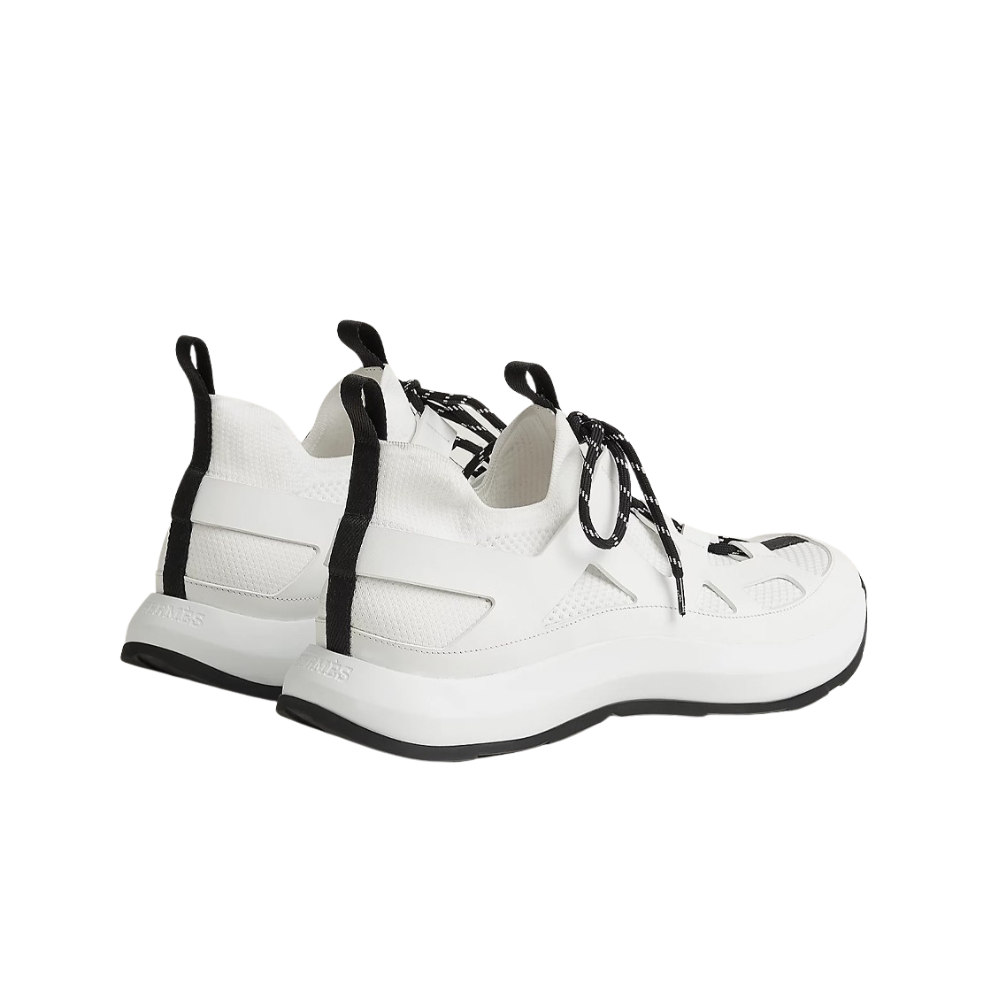 에르메스 카타나 스니커즈 니트 카프스킨 & 블랑(Hermes Katana Sneakers Knit Calfskin & Blanc) - 3