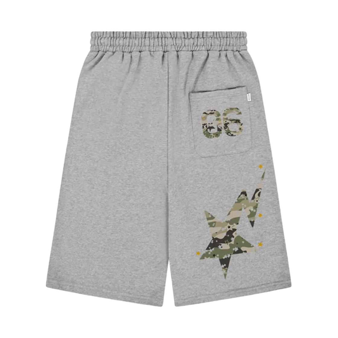 이스케이프프롬 스타 카모 06 프린트 버뮤다 스웻팬츠 그레이(Escapefrom Star Camo 06 Print Bermuda Sweatpants Gray) - 1