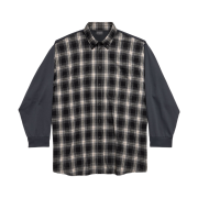 Balenciaga Hybrid Overshirt Black Grey