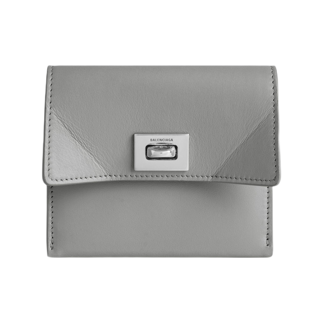 발렌시아가 로데오 카드 홀더 플랩 클라우드 그레이((W) Balenciaga Rodeo Card Holder with Flap Cloud Grey) - 1