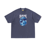 BAPE ABC Camo Hand Draw Ape Head Relaxed Fit T-Shirt Charcoal