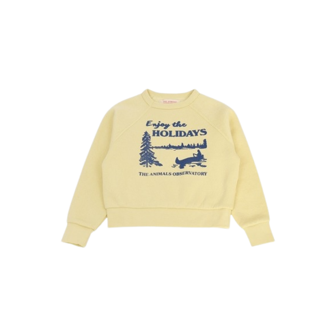 F24023-317-FO (Kids) TAO Holiday Sweatshirt Yellow