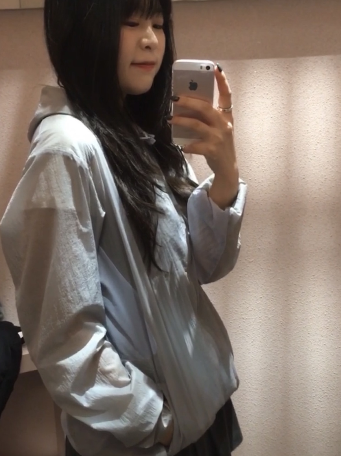 Sansan Gear Air Dash Jacket Light Grey - 24SS, Mischief Lightweight Flat Cross Bag Black 착용 스타일 - 1