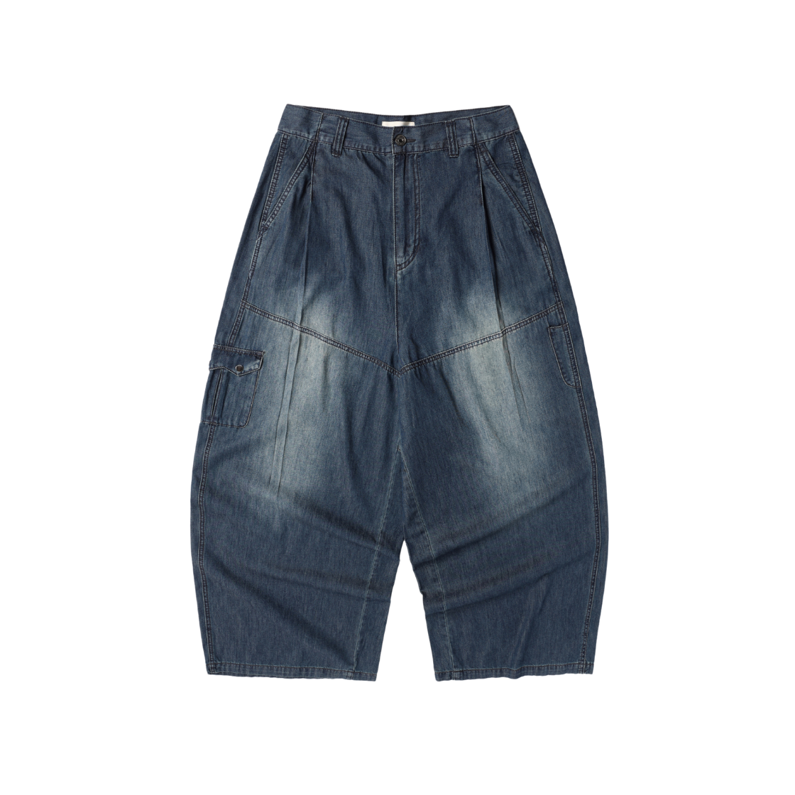 HERSDDW603IBA eastserviceshop Utility Pocket Silky Denim Pants Indigo