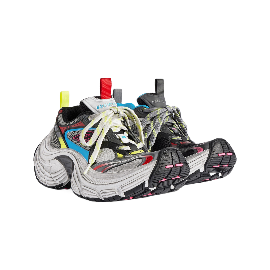 발렌시아가 6XL 스니커즈 블랙 화이트 멀티컬러((W) Balenciaga 6XL Sneaker Black White Multicolored) - 2